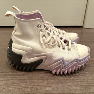 Converse Run Star Motion platform canvas sneakers W size 9